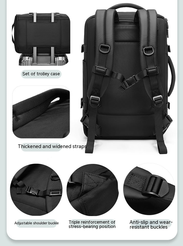 Multifunktionaler Business Rucksack, wasserdicht – Bild 11 | LuxeStyle