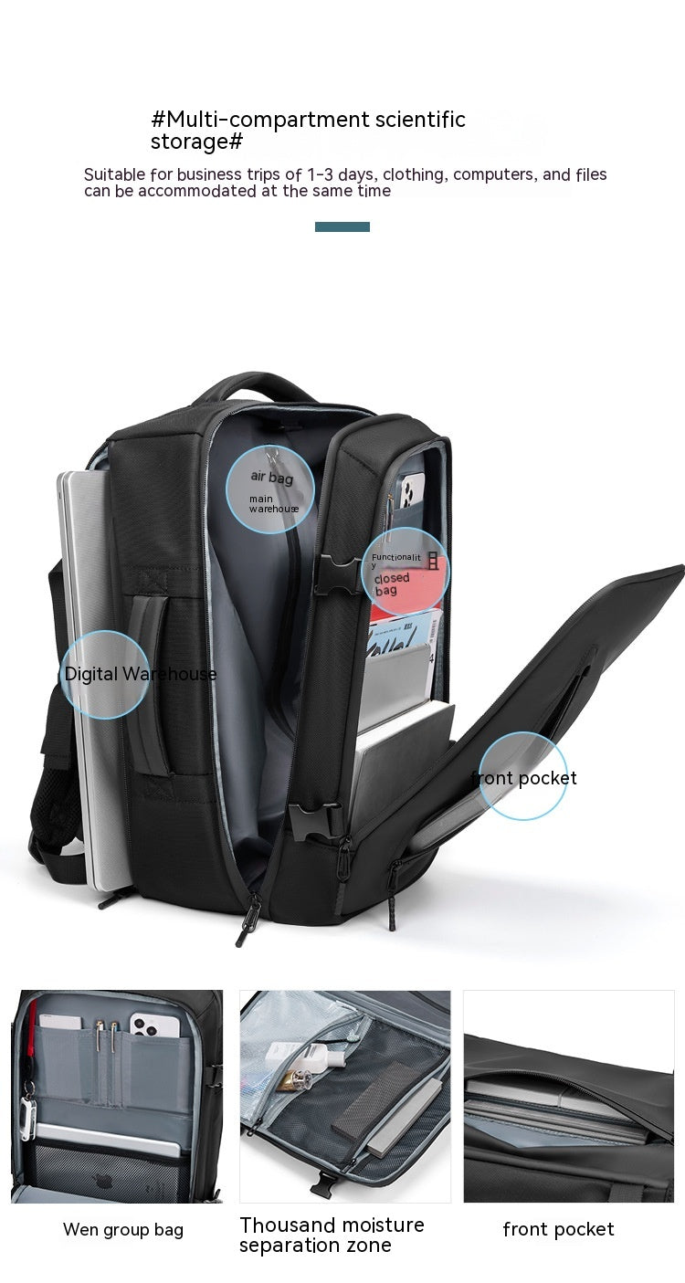 Multifunktionaler Business Rucksack, wasserdicht – Bild 20 | LuxeStyle