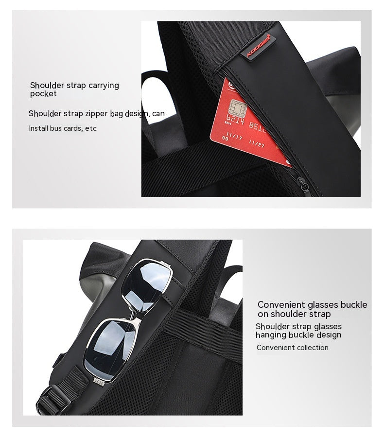 Roll-up Rucksack mit grossem Fassungsvermögen – Bild 3 | LuxeStyle