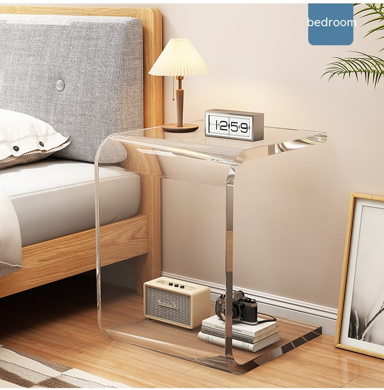 Acryl-Beistelltisch für Wohn- und Schlafzimmer