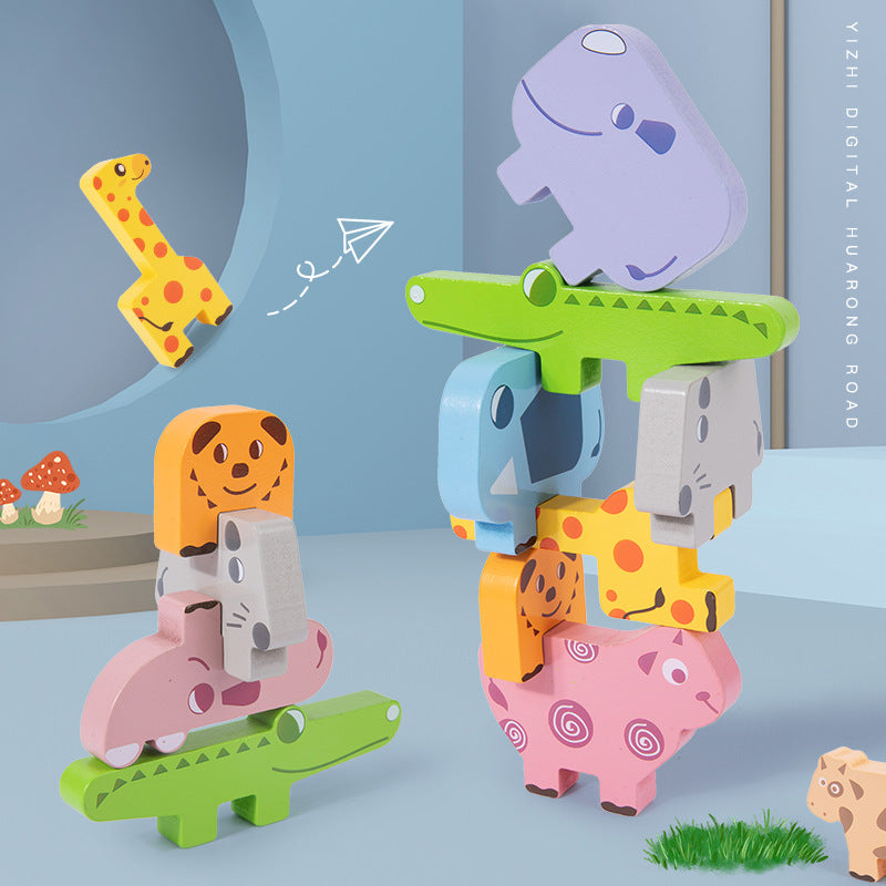 Tier-Jenga Holzbausteine für Kinder – Bild 10 | LuxeStyle