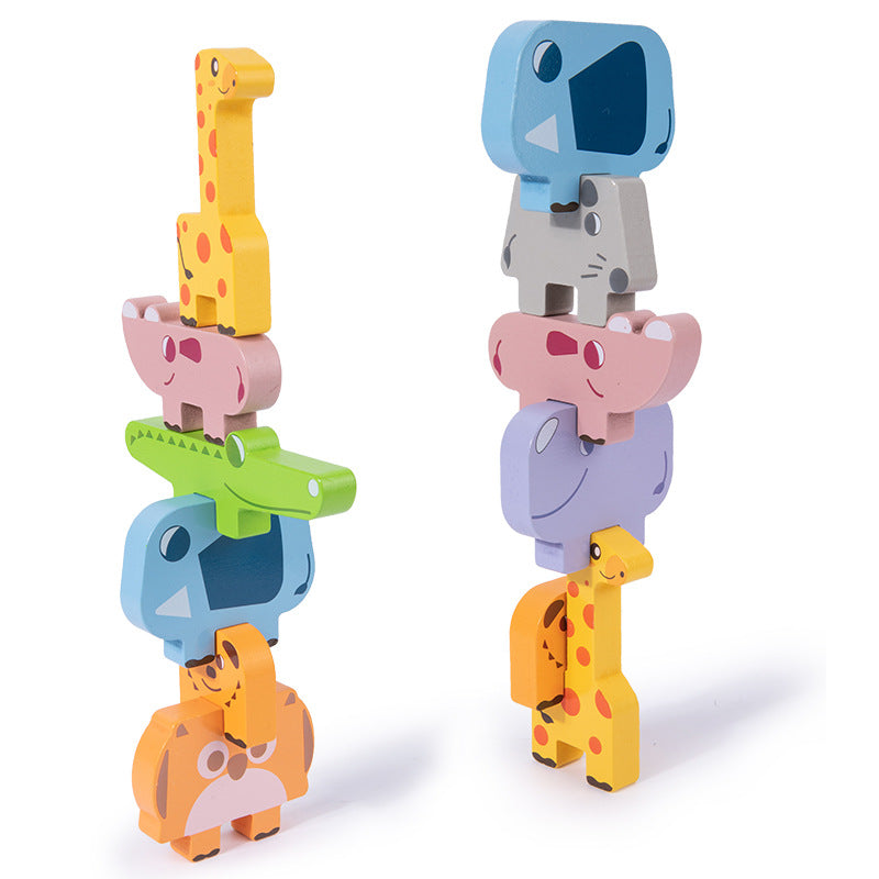 Tier-Jenga Holzbausteine für Kinder – Bild 7 | LuxeStyle