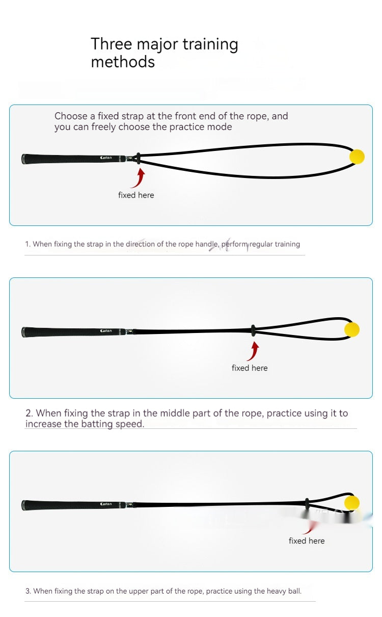 Golfschwung Korrektur- und Trainingsseil – Bild 9 | LuxeStyle