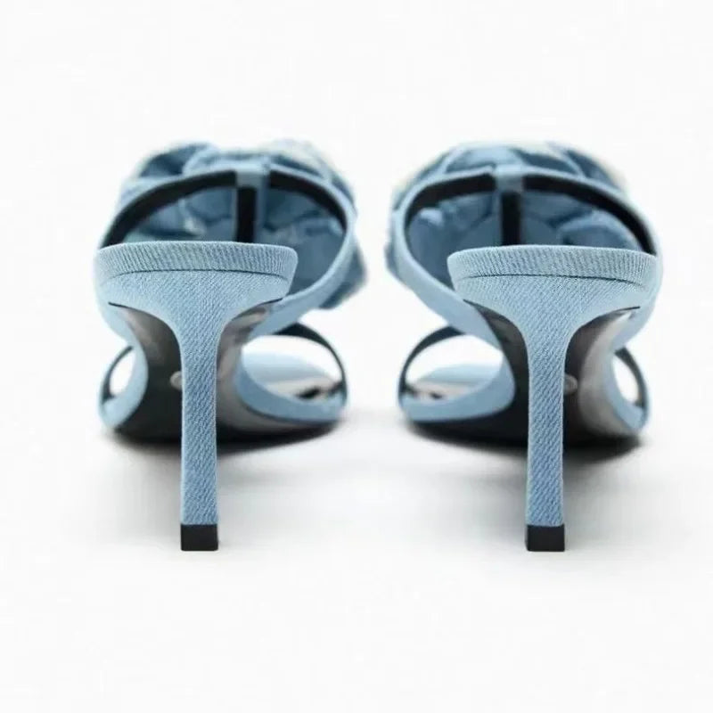 Elegante Sandalette mit Blumen-Motiv – Bild 5 | LuxeStyle