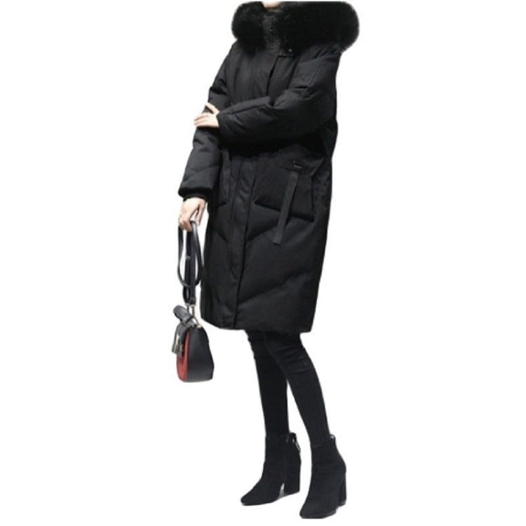 Gefütterter Wintermantel mit Fellkragen – Bild 7 | LuxeStyle