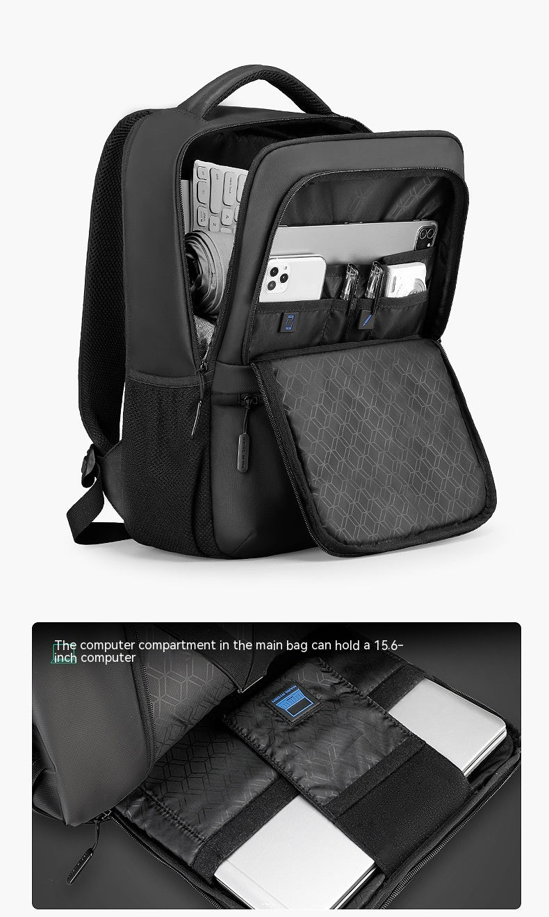 Business Rucksack 15.6 Zoll – Elegant Schwarz – Bild 13 | LuxeStyle