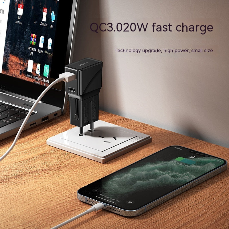 Mini PD20W Reise-Ladegerät mit USB-C