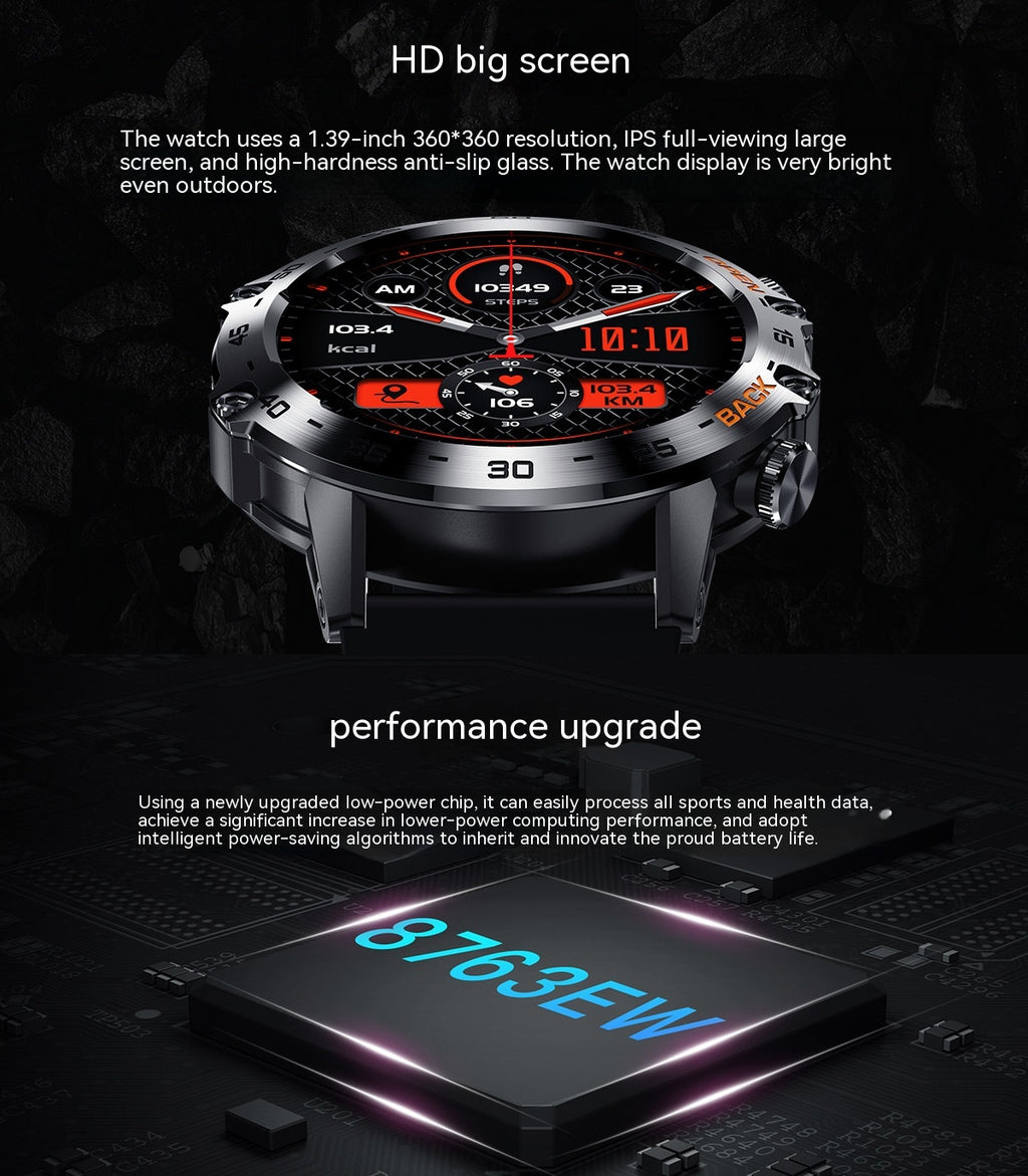 Multifunktions-Smartwatch mit Anruffunktion – Bild 8 | LuxeStyle