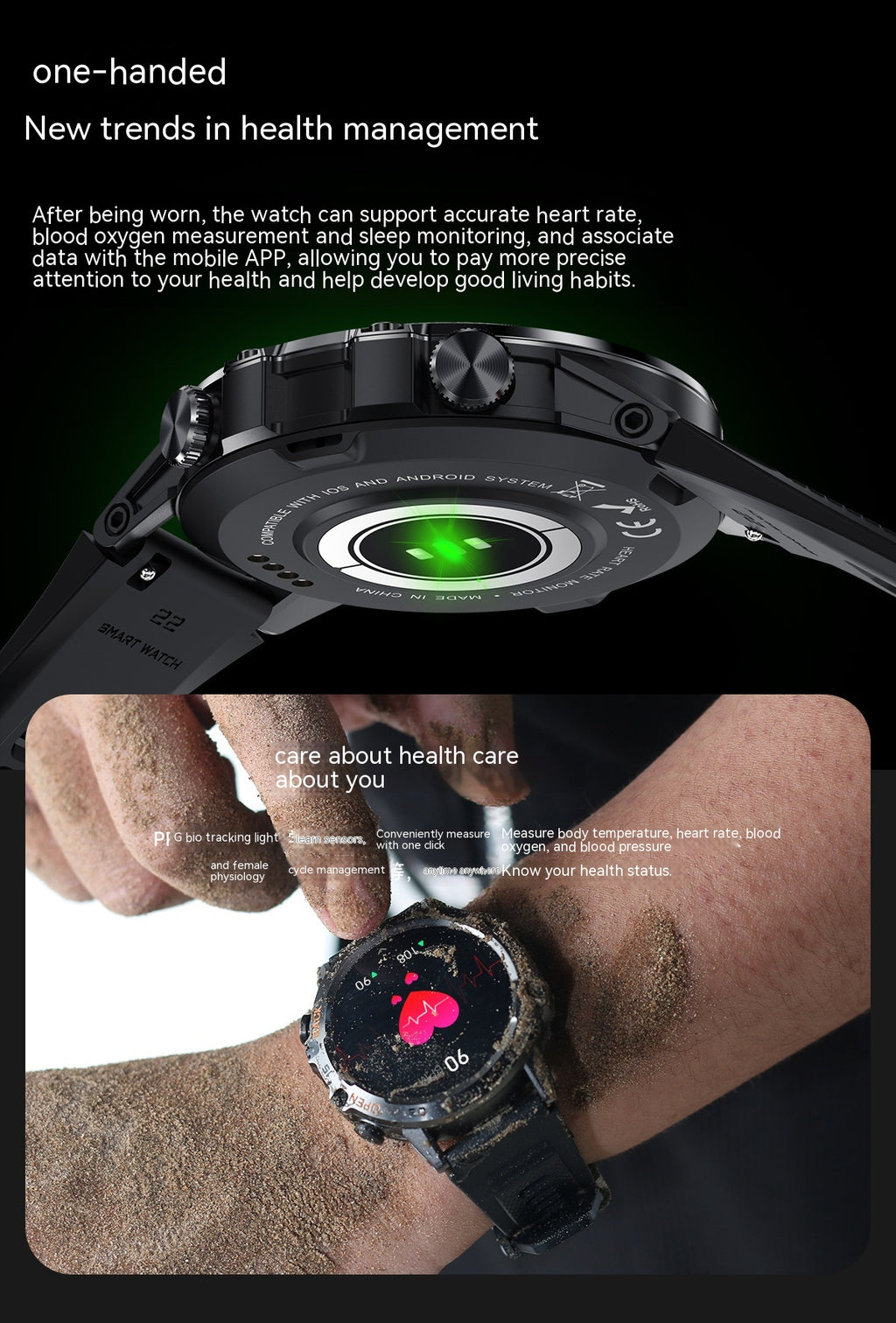 Multifunktions-Smartwatch mit Anruffunktion – Bild 6 | LuxeStyle