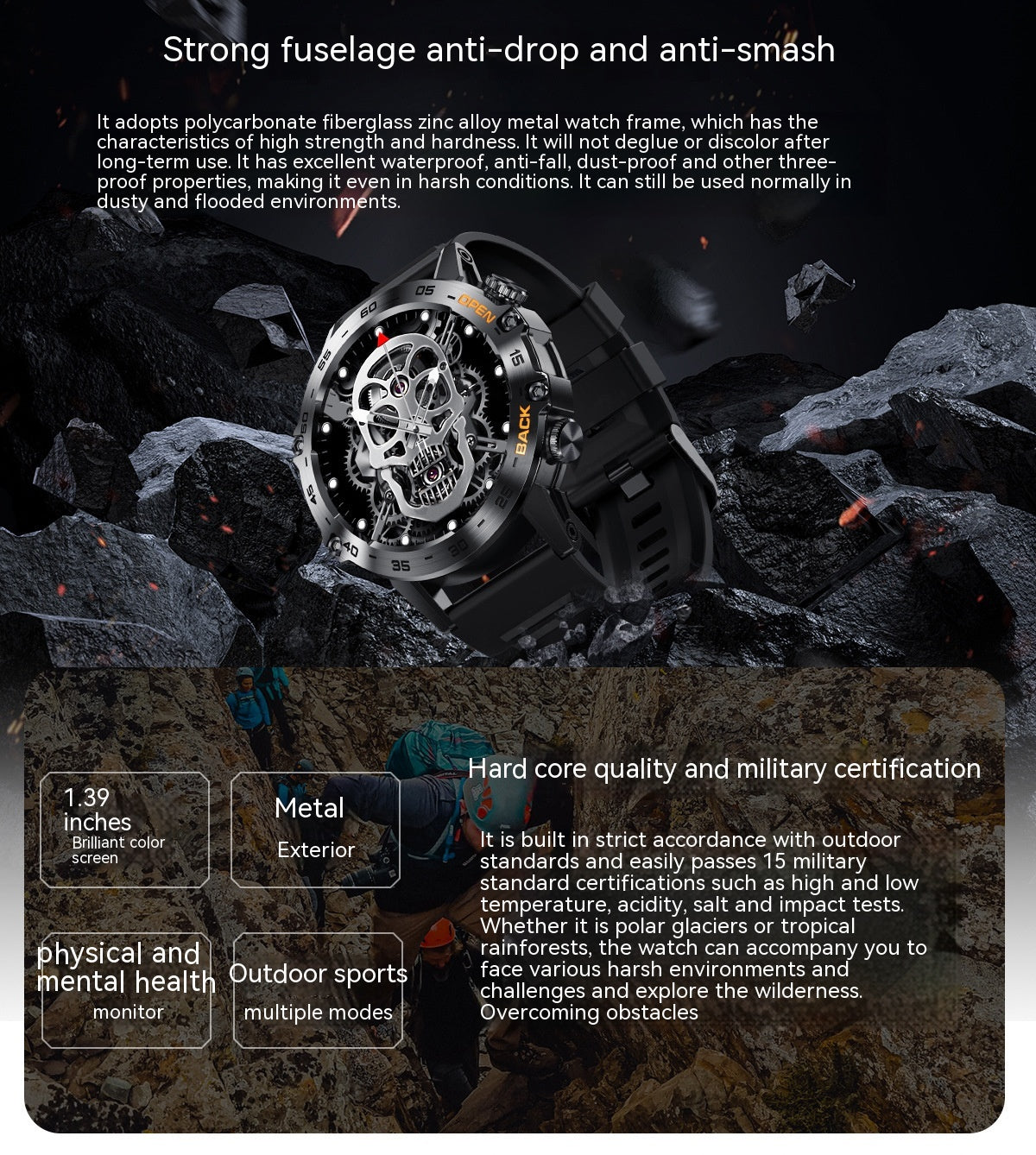 Multifunktions-Smartwatch mit Anruffunktion – Bild 15 | LuxeStyle