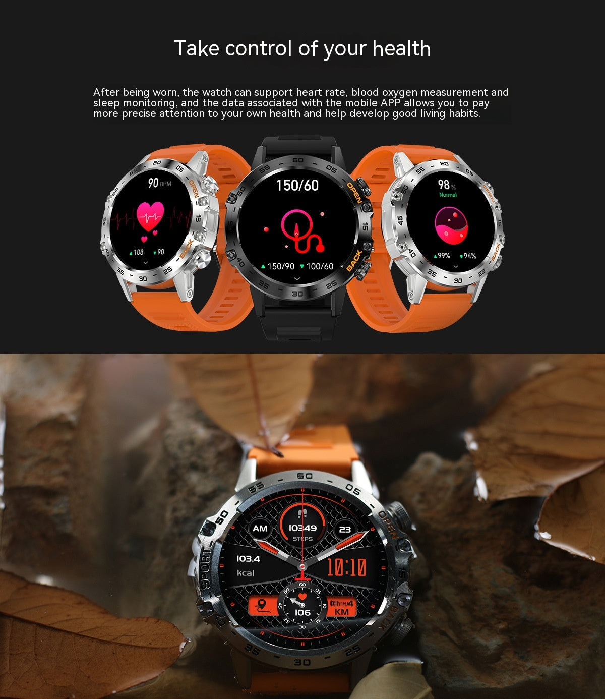 Multifunktions-Smartwatch mit Anruffunktion | LuxeStyle