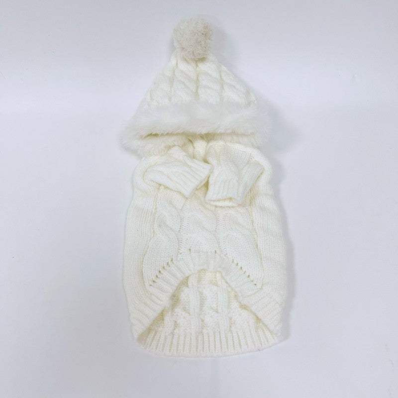 Weisser Wollpullover für Haustiere – Bild 6 | LuxeStyle