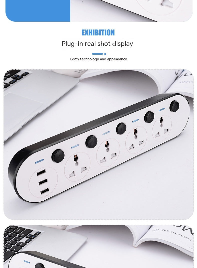 Mehrfachsteckerleiste mit Schalter, 2500 W, 10-20 A, 3-Port – Bild 15 | LuxeStyle