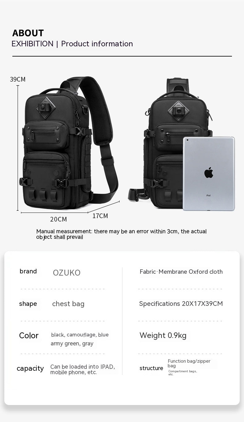 Taktische Outdoor-Brusttasche