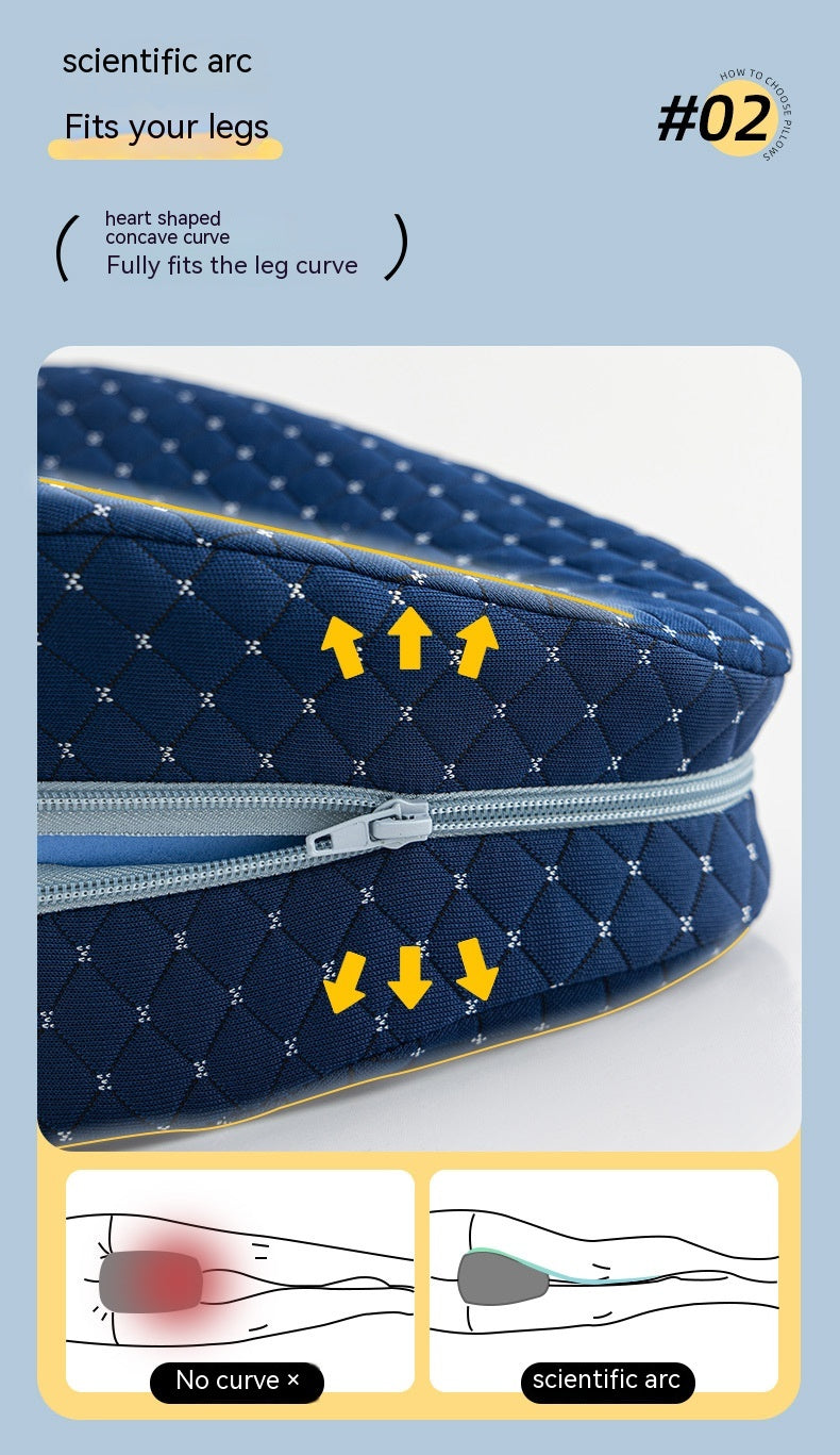 Love Heart-förmiges Memory Foam Beinkissen – Bild 7 | LuxeStyle
