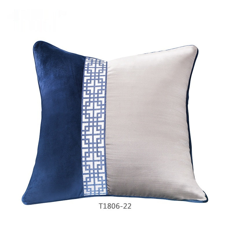 Kissenhülle «Blaue Tuschemalerei» – Bild 11 | LuxeStyle