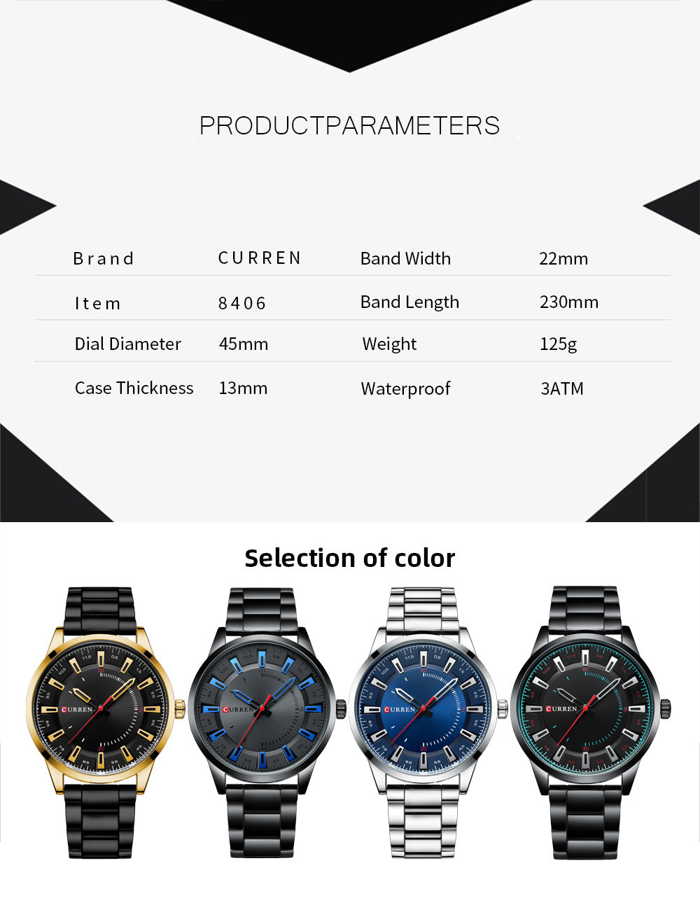 Herren Business-Uhr Quarz mit Stahlarmband – Bild 6 | LuxeStyle