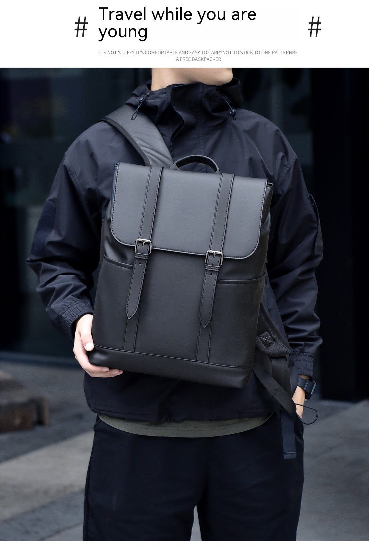 Leichter Reise-Rucksack (Unisex, 20-35L) – Bild 18 | LuxeStyle