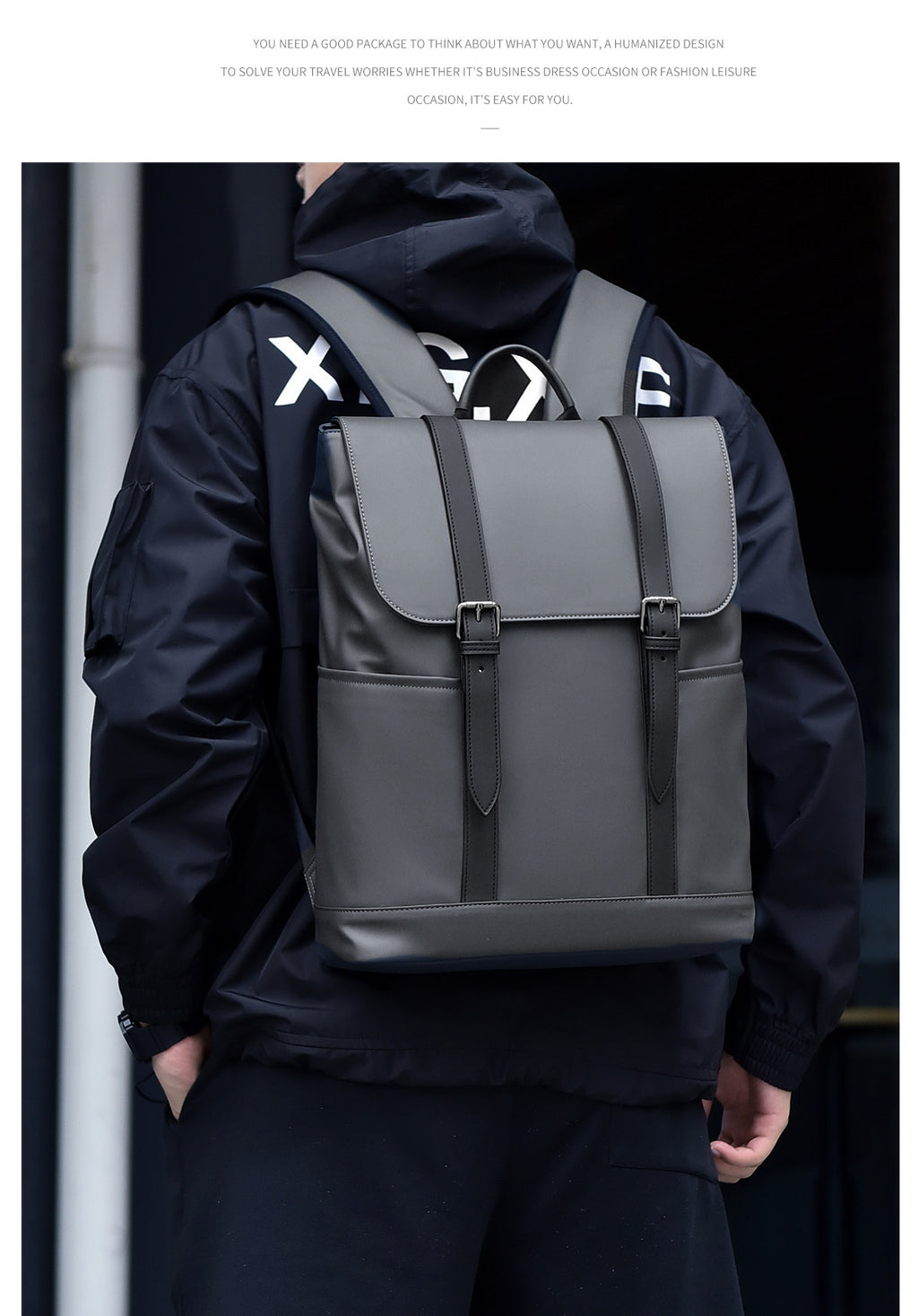 Leichter Reise-Rucksack (Unisex, 20-35L) – Bild 9 | LuxeStyle
