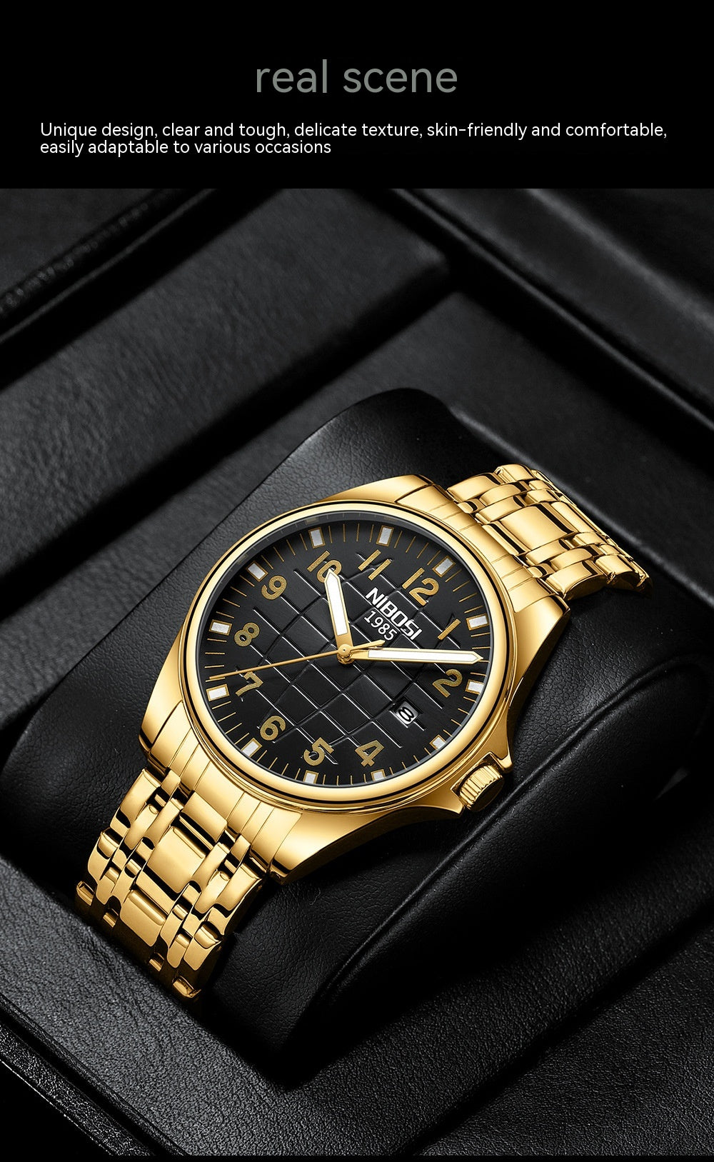 Fashion Simple Herrenuhr, Leuchtend, Wasserdicht – Bild 1 | LuxeStyle