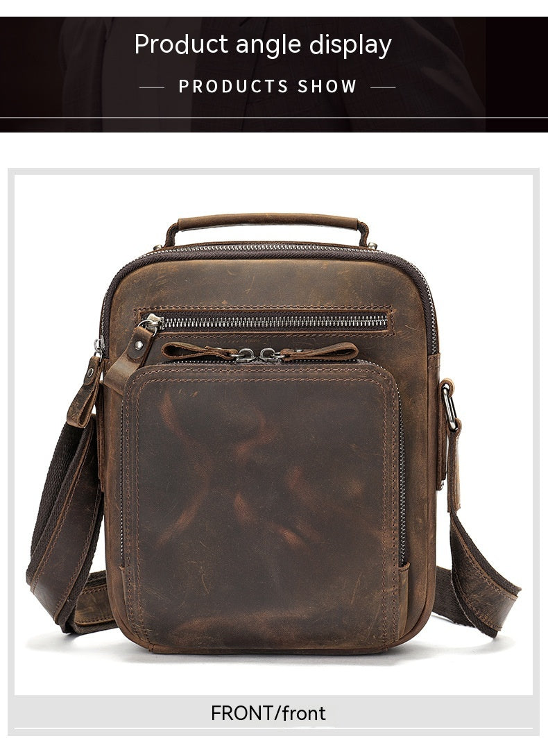Retro-Leder-Tasche – Bild 4 | LuxeStyle