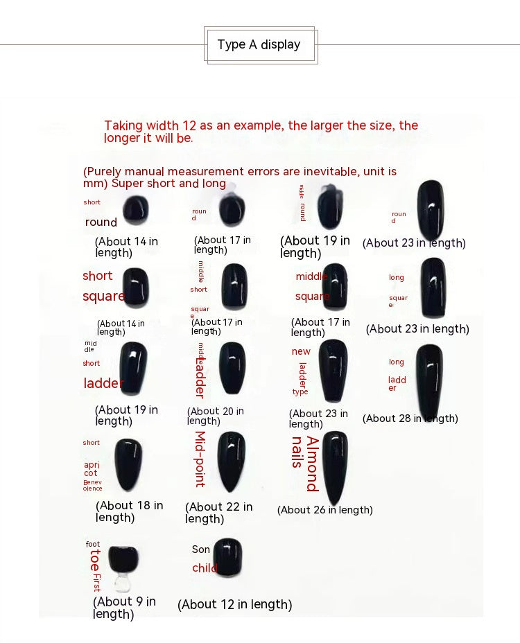 Handgemachte Strass-Nagelsticker | LuxeStyle