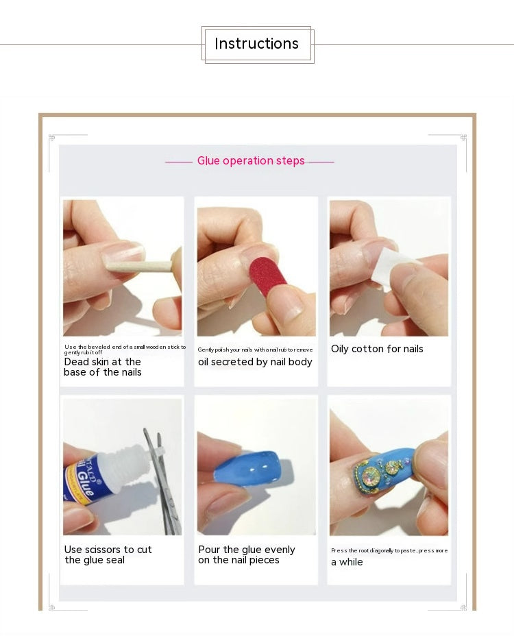 Handgemachte Strass-Nagelsticker – Bild 12 | LuxeStyle