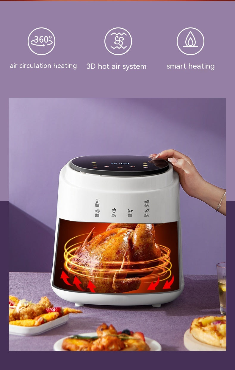 Intelligente ölfreie Heissluftfritteuse 6L