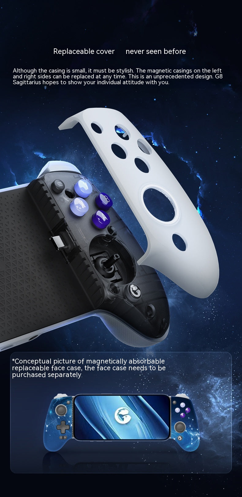 G8 Gamepad mit Type-C für Android