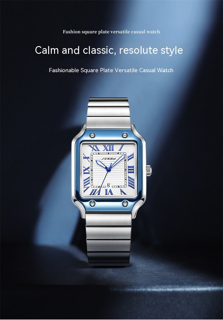 Klassische Herrenuhr mit Leuchtanzeige – Bild 8 | LuxeStyle