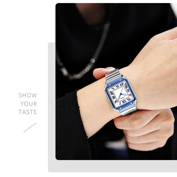 Klassische Herrenuhr mit Leuchtanzeige – Bild 9 | LuxeStyle