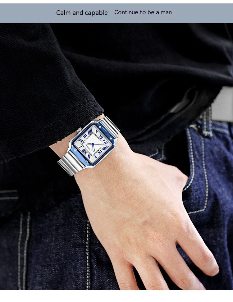 Klassische Herrenuhr mit Leuchtanzeige – Bild 2 | LuxeStyle