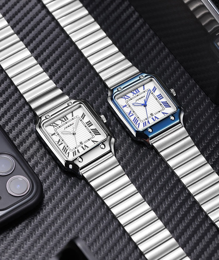 Klassische Herrenuhr mit Leuchtanzeige – Bild 8 | LuxeStyle