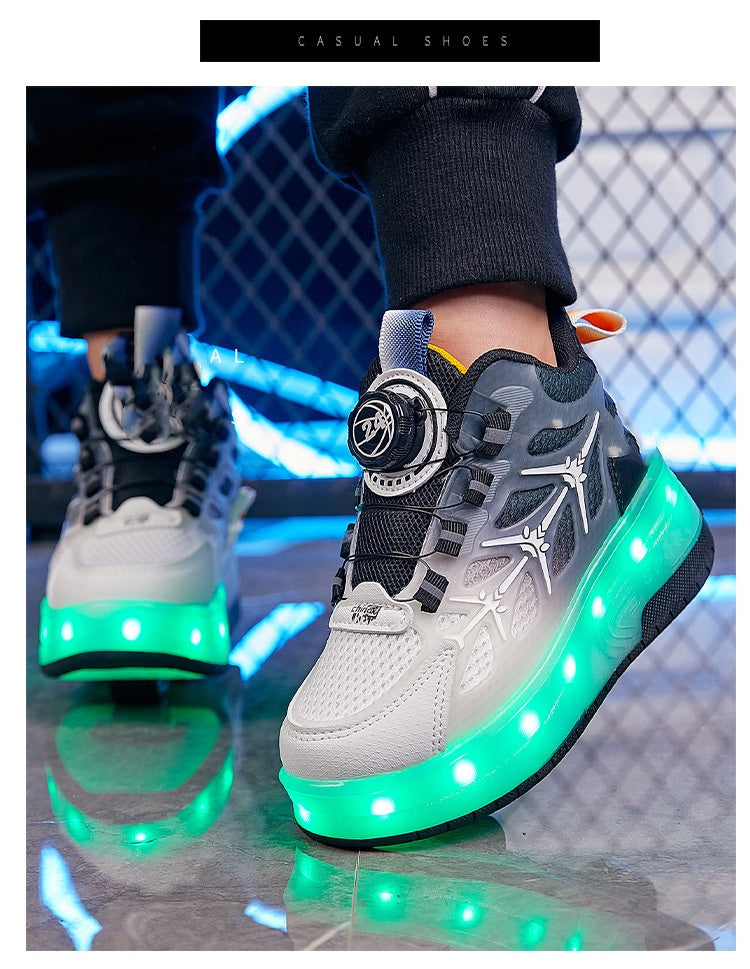 Kinder Flash Knob Rollschuhe