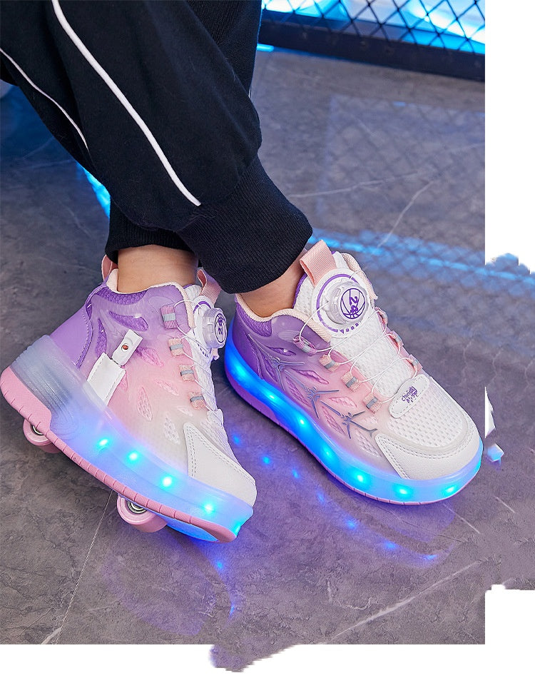 Kinder Flash Knob Rollschuhe