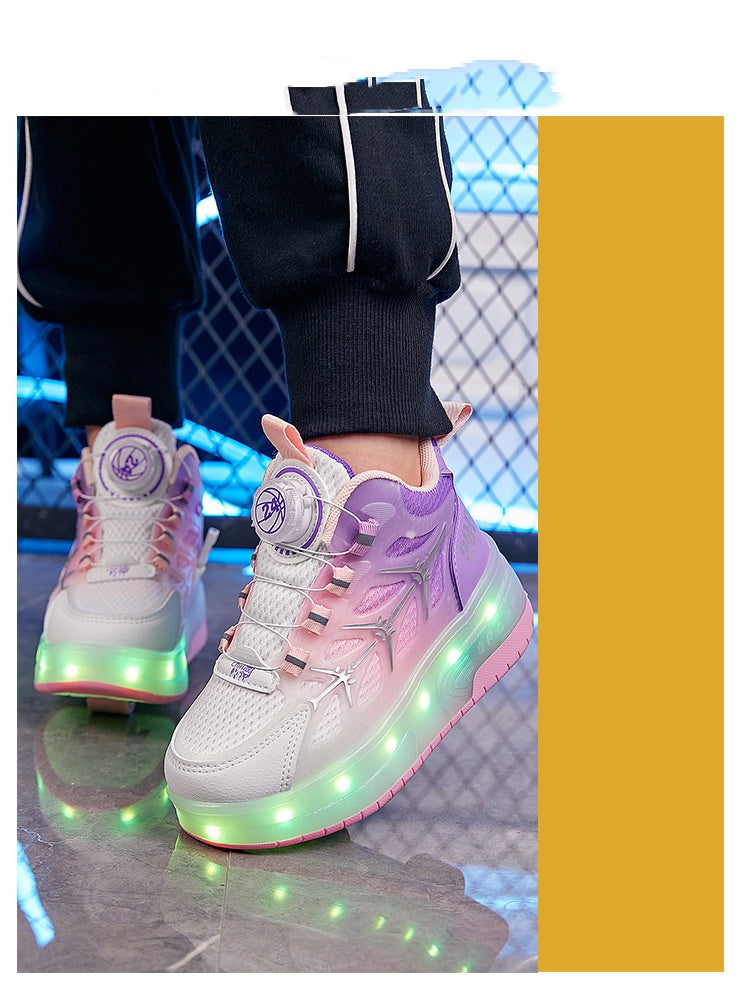 Kinder Flash Knob Rollschuhe