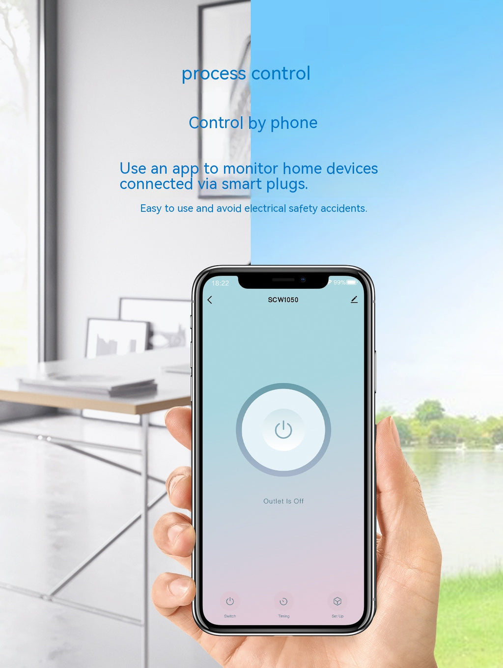 Smart Home Steckdose mit Timer & Überspannungsschutz