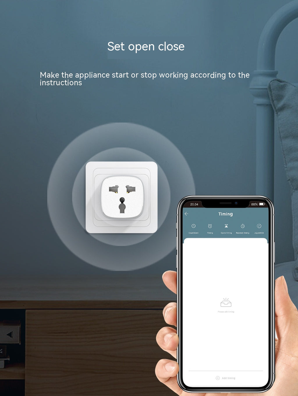Smart Home Steckdose mit Timer & Überspannungsschutz