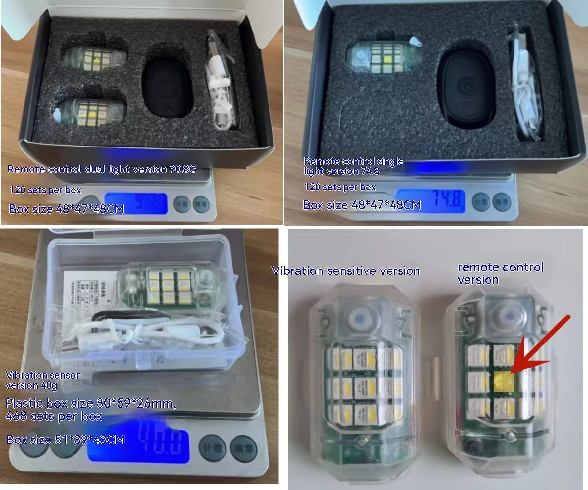 Strobe Light Set mit Fernbedienung – Ansicht 8