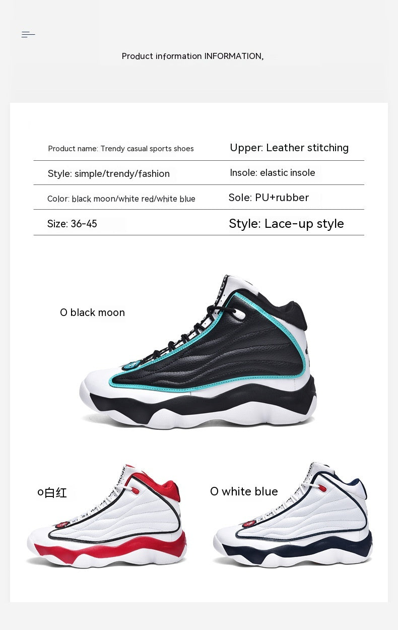 High-Top Sneaker mit dicker Sohle