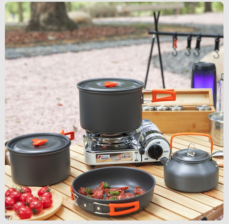 Picknick-Kochset für 4-5 Personen