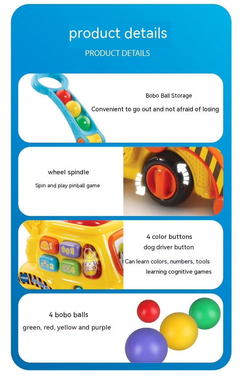 Bounce Ball Pusher Auto für Kleinkinder – Bild 2 | LuxeStyle