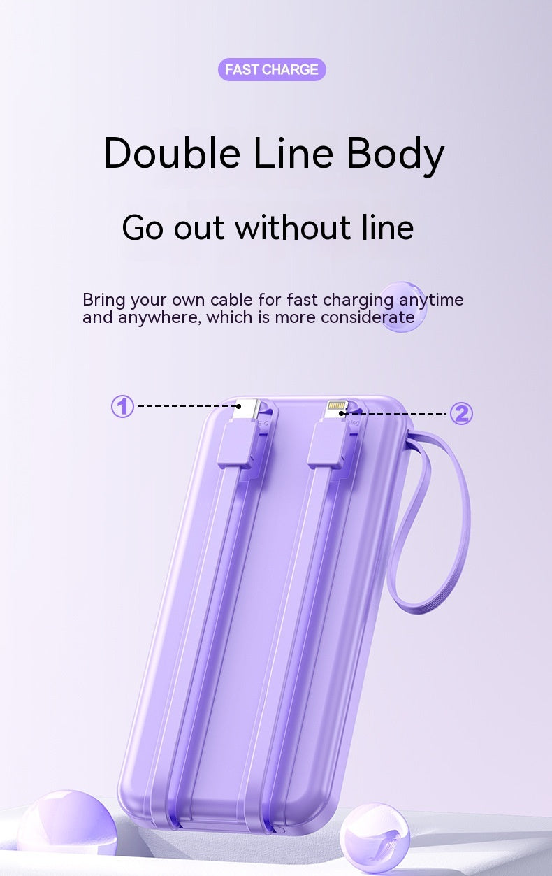 Powerbank 20000mAh, ultraschlank, Fast Charge