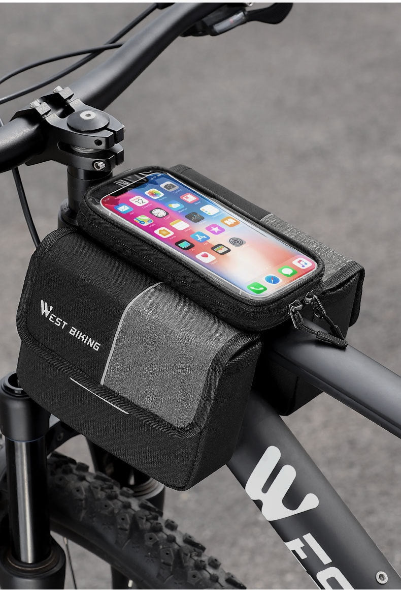 Velo-Rahmentasche fürs Smartphone