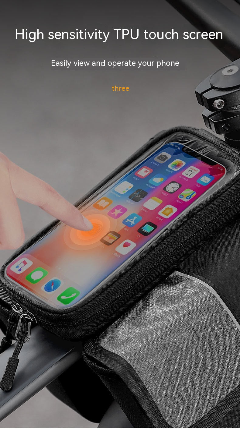 Velo-Rahmentasche fürs Smartphone