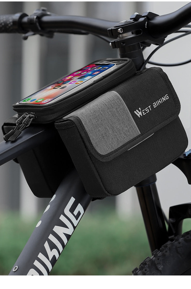 Velo-Rahmentasche fürs Smartphone