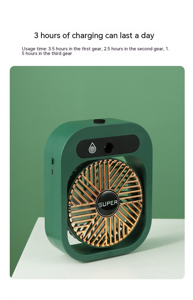 USB-Kühl- und Nebelventilator mit 3 Stufen