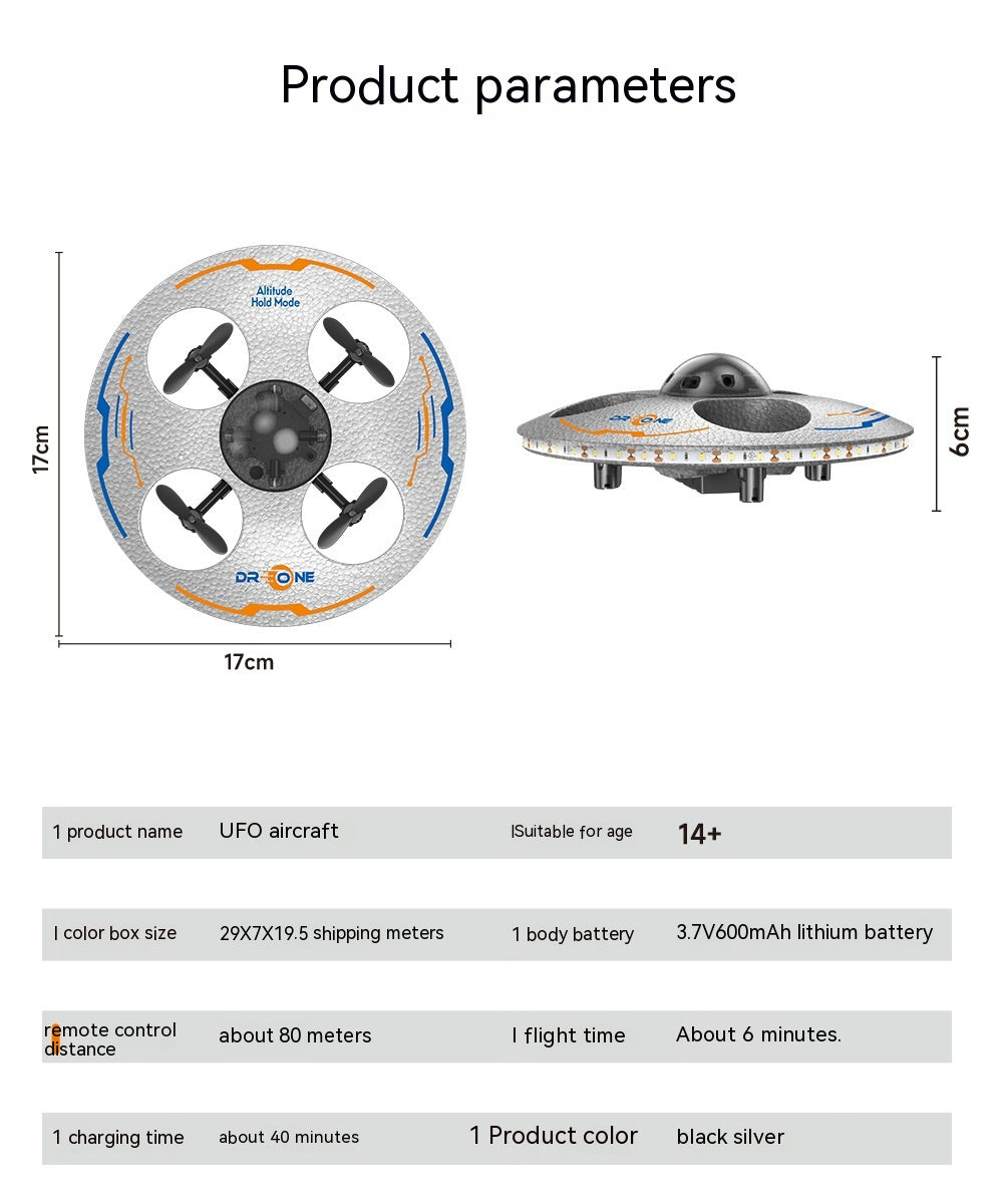 Leuchtende UFO-Drohne für Kinder – Bild 1 | LuxeStyle