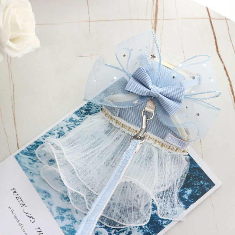 Hundeleine mit Brustgeschirr aus mehrlagigem Garn – Bild 7 | LuxeStyle