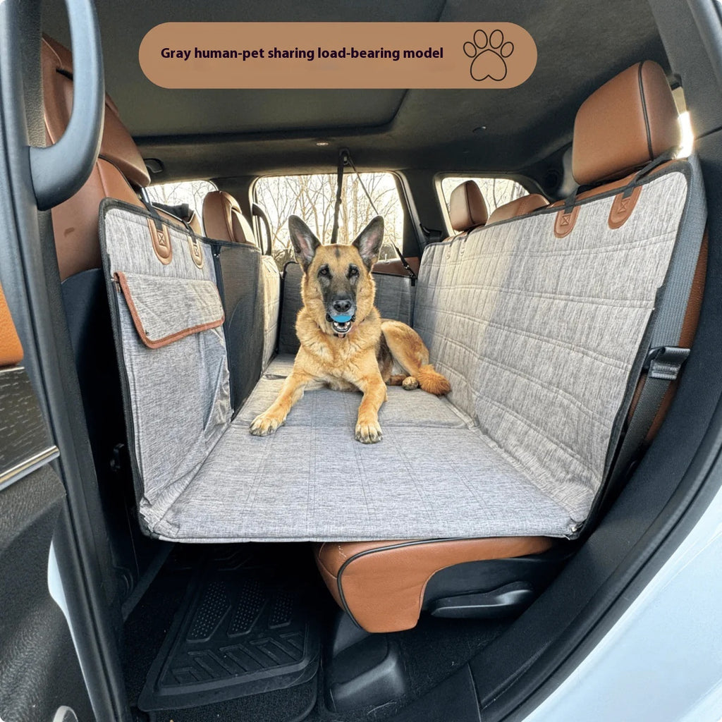 Auto-Hundematte mit erweiterter Stütze für Rücksitz